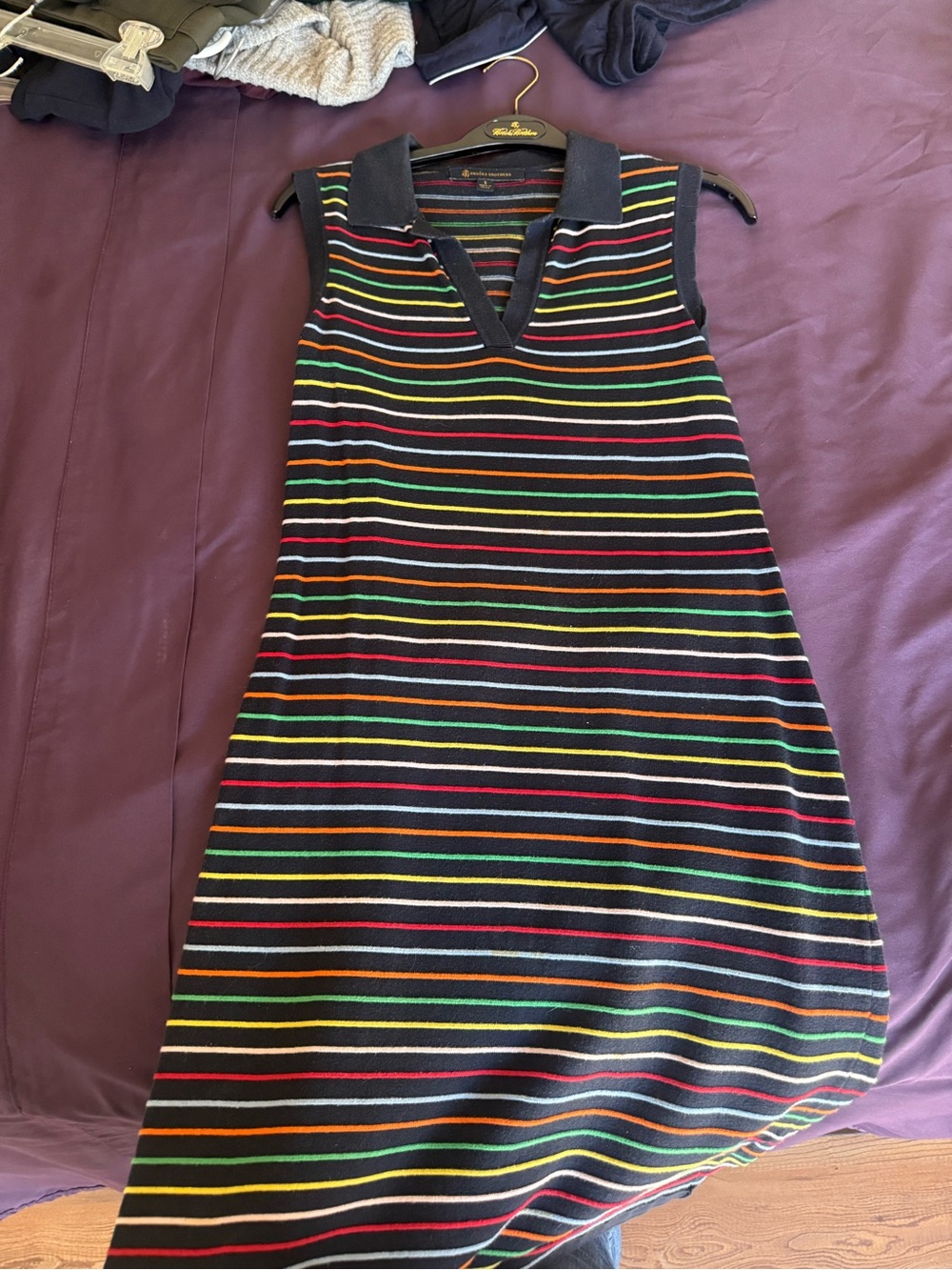 Brooks Brothers Striped Polo Dress